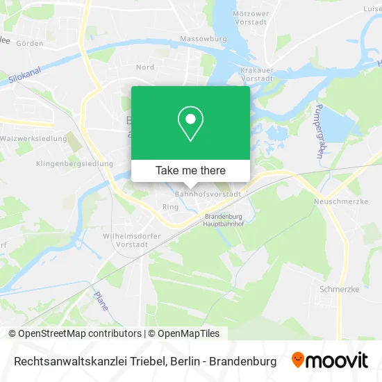 Карта Rechtsanwaltskanzlei Triebel