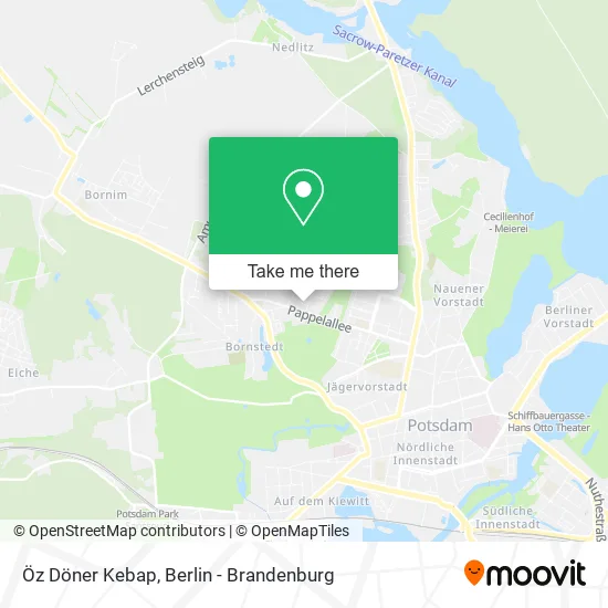 Карта Öz Döner Kebap