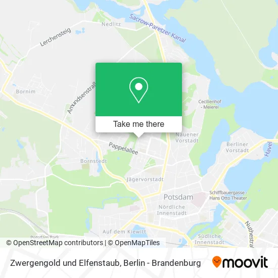 Карта Zwergengold und Elfenstaub