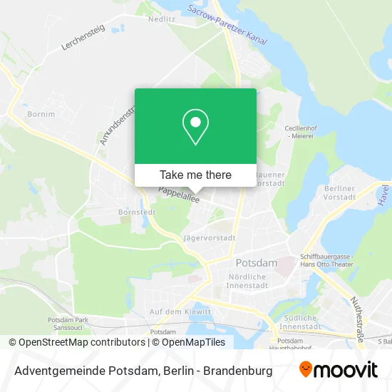 Adventgemeinde Potsdam map