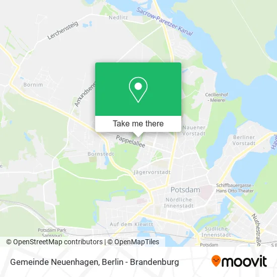 Gemeinde Neuenhagen map