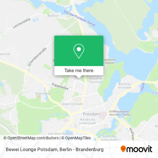 Bewei Lounge Potsdam map