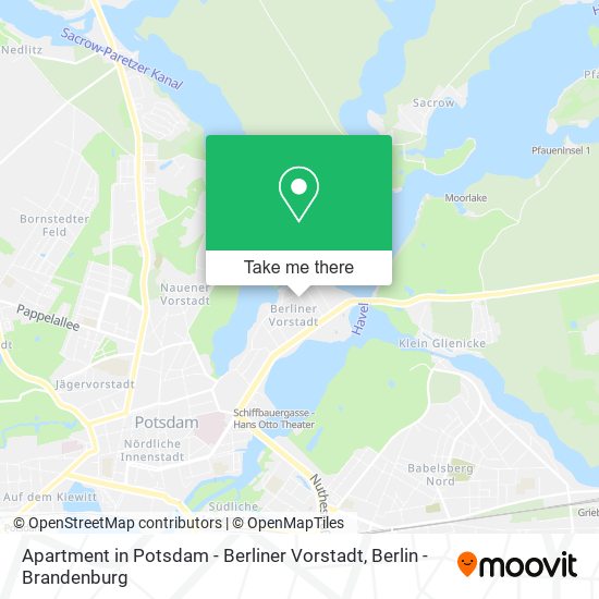 Apartment in Potsdam - Berliner Vorstadt map