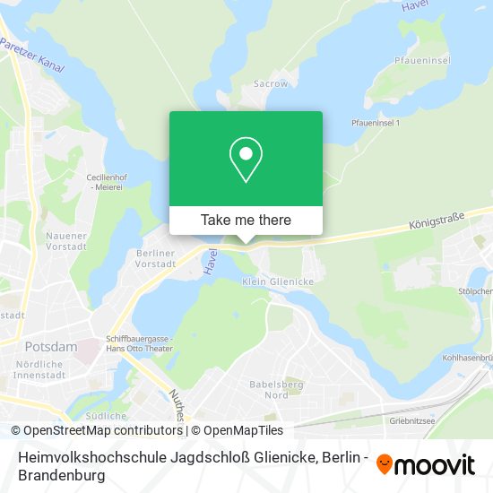 Heimvolkshochschule Jagdschloß Glienicke map