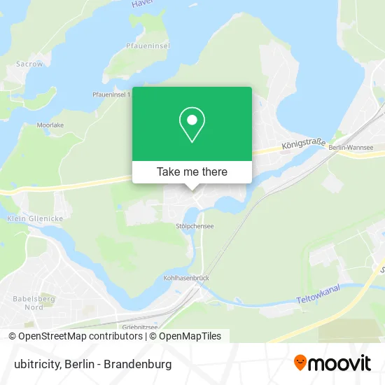 Карта ubitricity