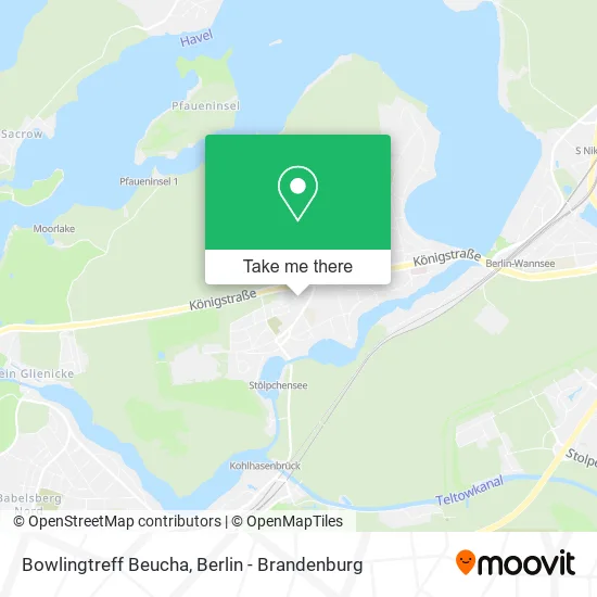 Карта Bowlingtreff Beucha