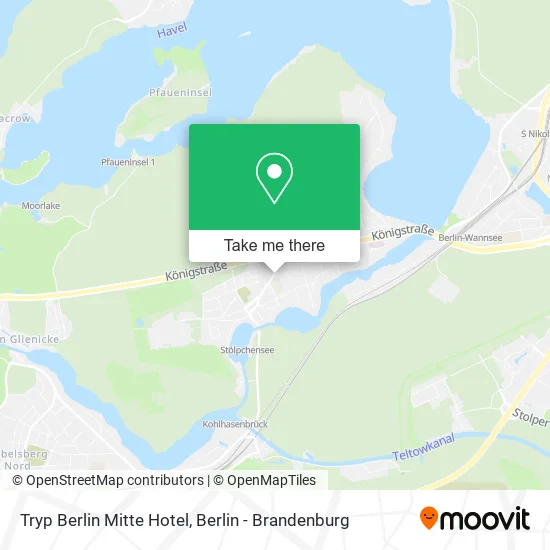 Карта Tryp Berlin Mitte Hotel