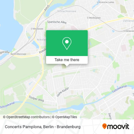 Concerts Pamplona map