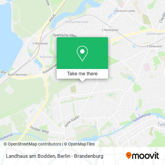 Landhaus am Bodden map