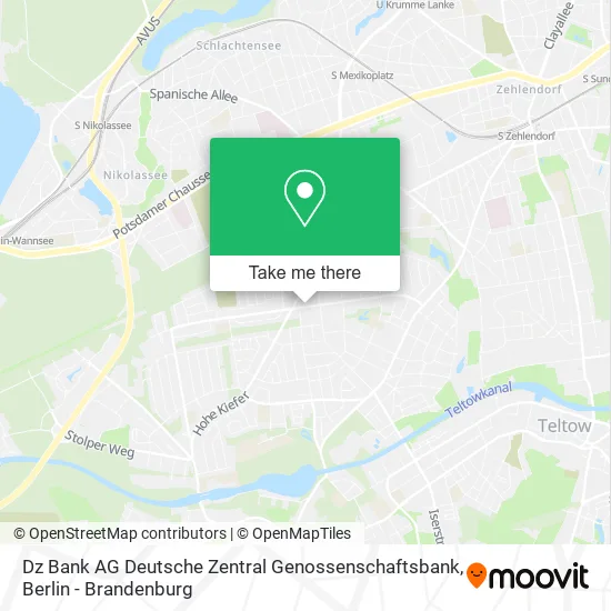 Карта Dz Bank AG Deutsche Zentral Genossenschaftsbank