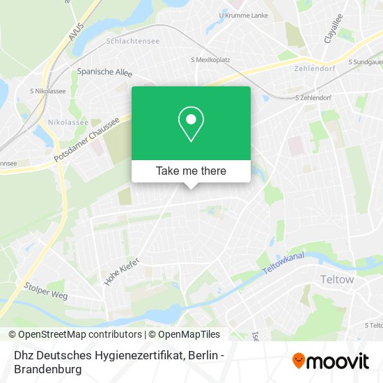 Dhz Deutsches Hygienezertifikat map