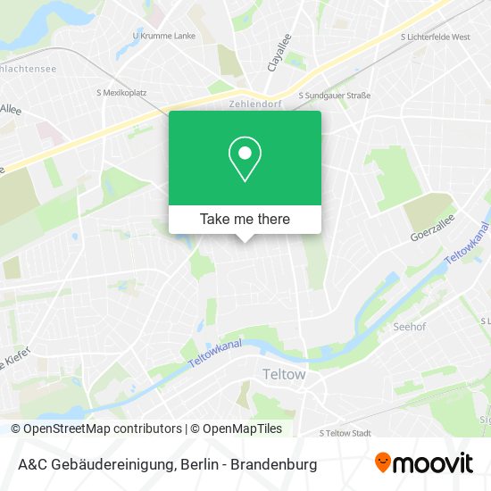 A&C Gebäudereinigung map
