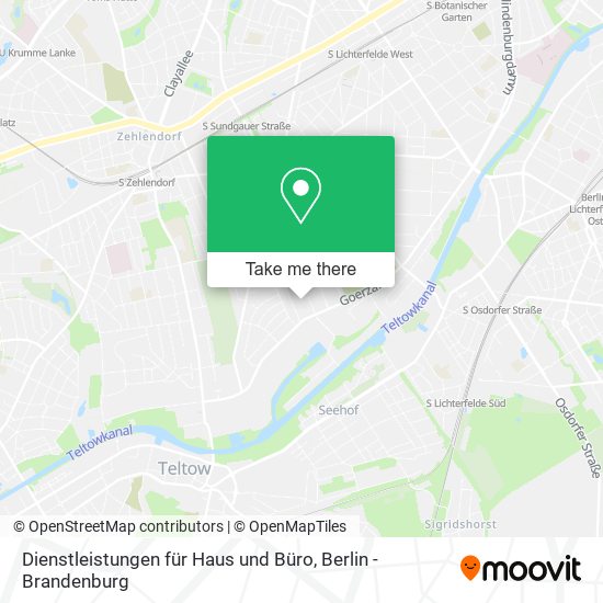 Dienstleistungen für Haus und Büro map