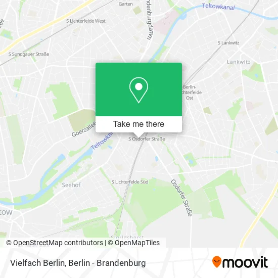 Карта Vielfach Berlin