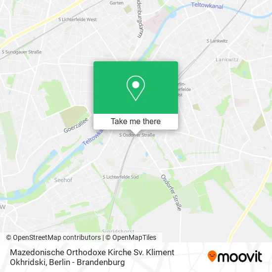 Mazedonische Orthodoxe Kirche Sv. Kliment Okhridski map