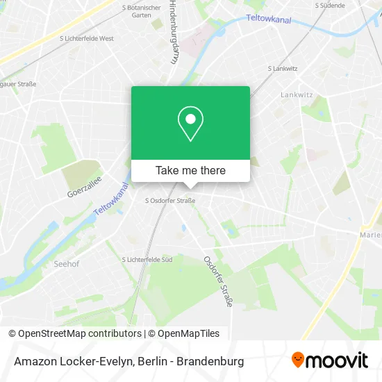 Карта Amazon Locker-Evelyn