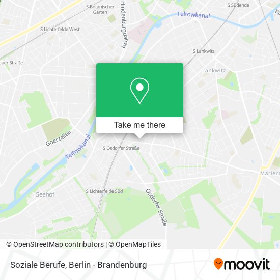 Soziale Berufe map
