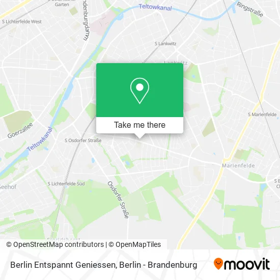 Карта Berlin Entspannt Geniessen