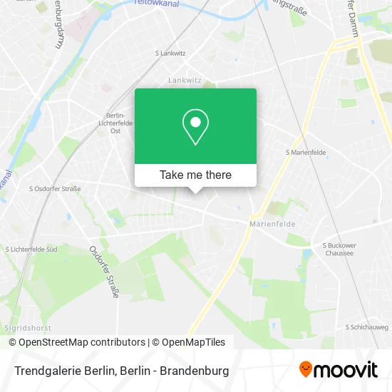 Trendgalerie Berlin map