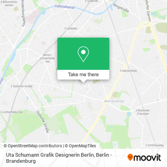Карта Uta Schumann Grafik Designerin Berlin