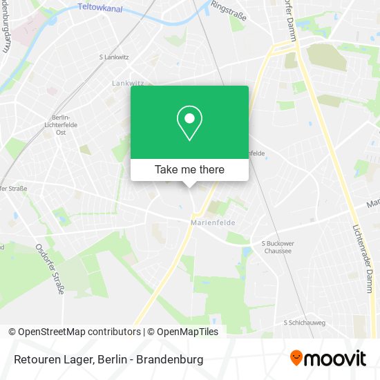 Retouren Lager map