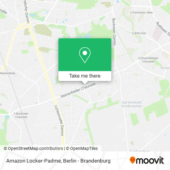 Карта Amazon Locker-Padme