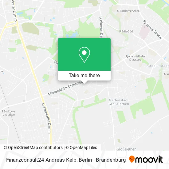 Карта Finanzconsult24 Andreas Kelb