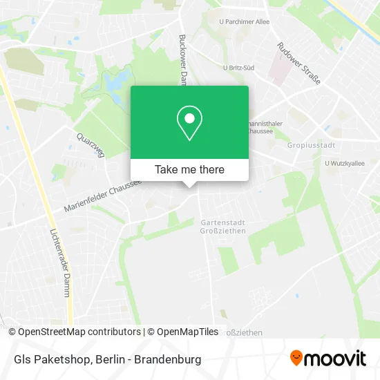Карта Gls Paketshop