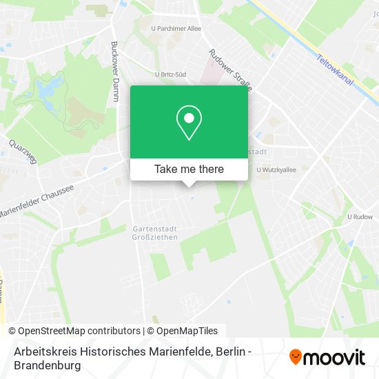 Arbeitskreis Historisches Marienfelde map