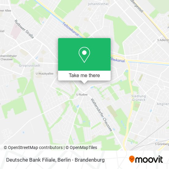 Deutsche Bank Filiale map