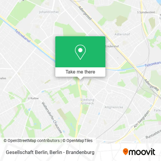 Gesellschaft Berlin map
