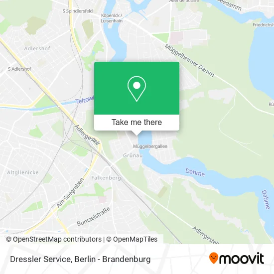 Dressler Service map