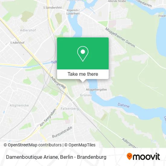 Damenboutique Ariane map