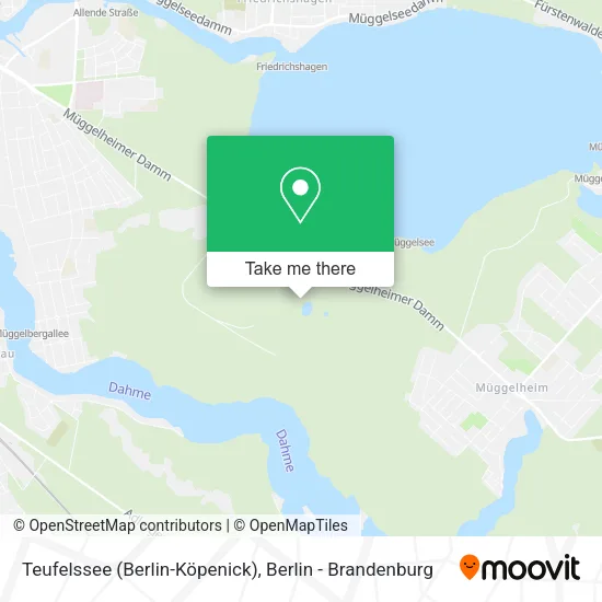 Карта Teufelssee (Berlin-Köpenick)