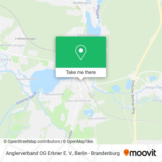Anglerverband OG Erkner E. V. map