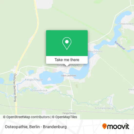 Карта Osteopathie