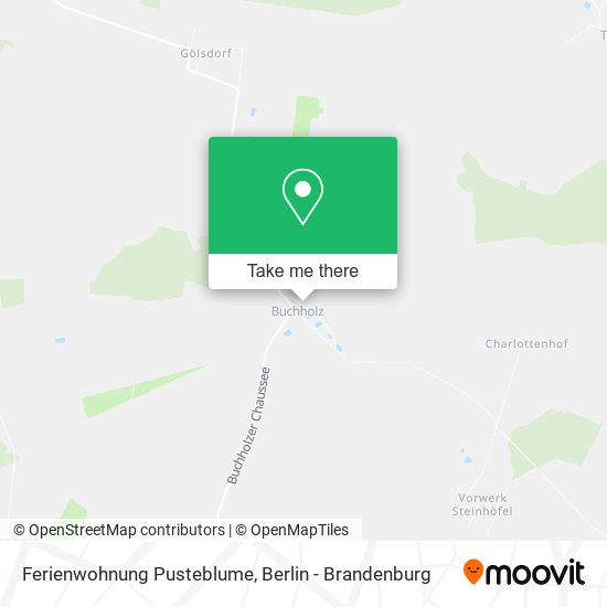 Ferienwohnung Pusteblume map