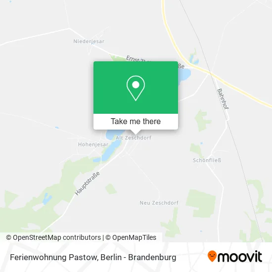 Карта Ferienwohnung Pastow