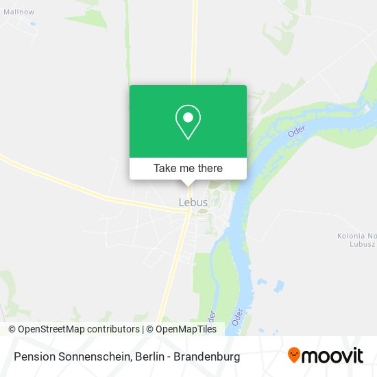 Pension Sonnenschein map