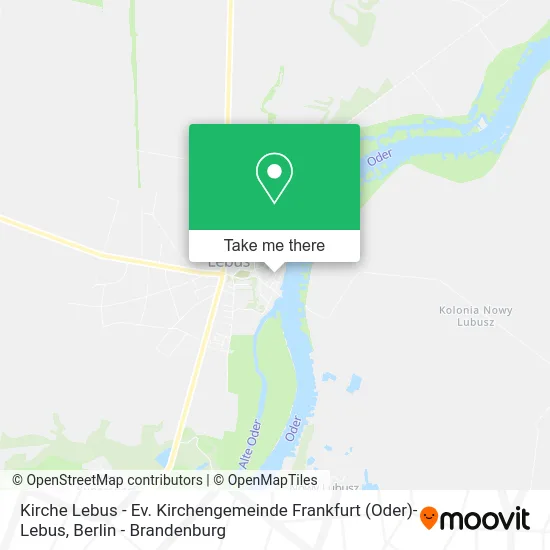 Карта Kirche Lebus - Ev. Kirchengemeinde Frankfurt (Oder)-Lebus