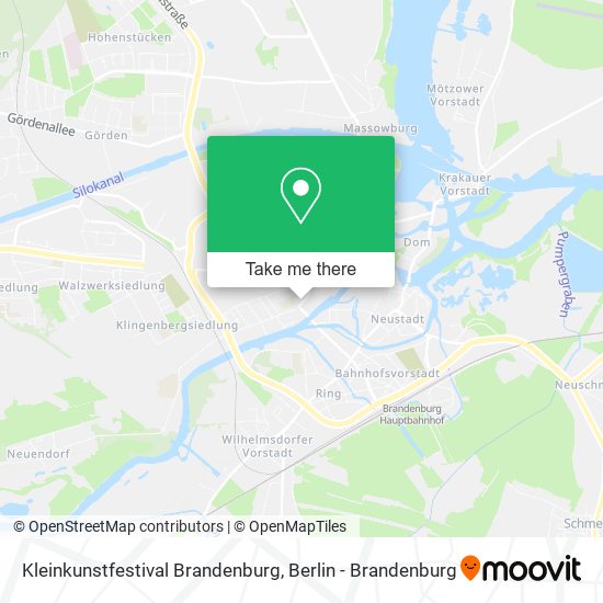 Карта Kleinkunstfestival Brandenburg