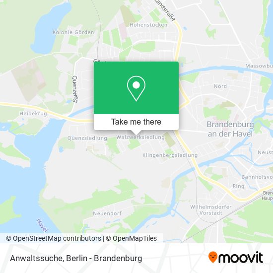 Anwaltssuche map