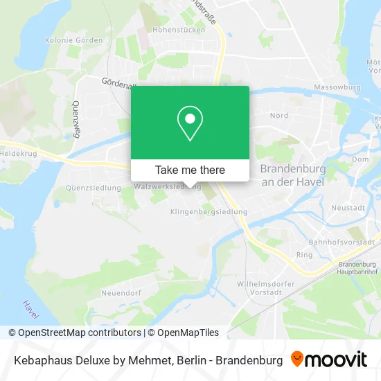 Карта Kebaphaus Deluxe by Mehmet