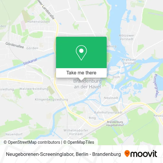 Карта Neugeborenen-Screeninglabor