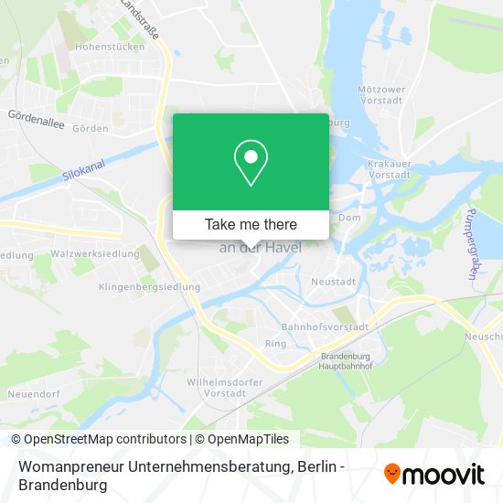 Womanpreneur Unternehmensberatung map