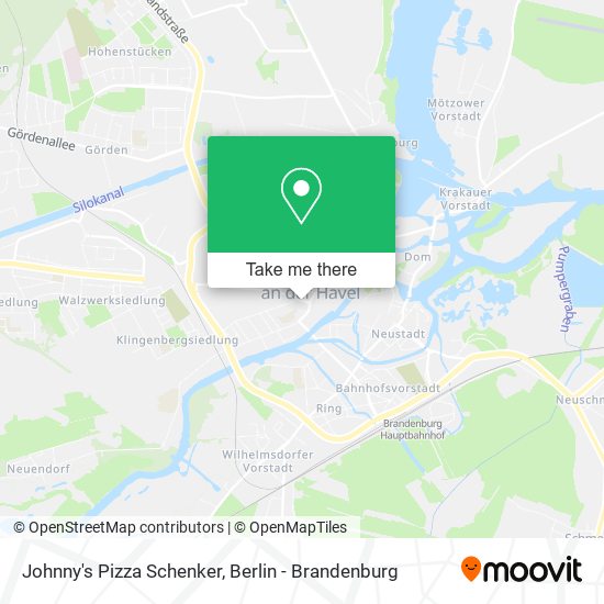 Johnny's Pizza Schenker map