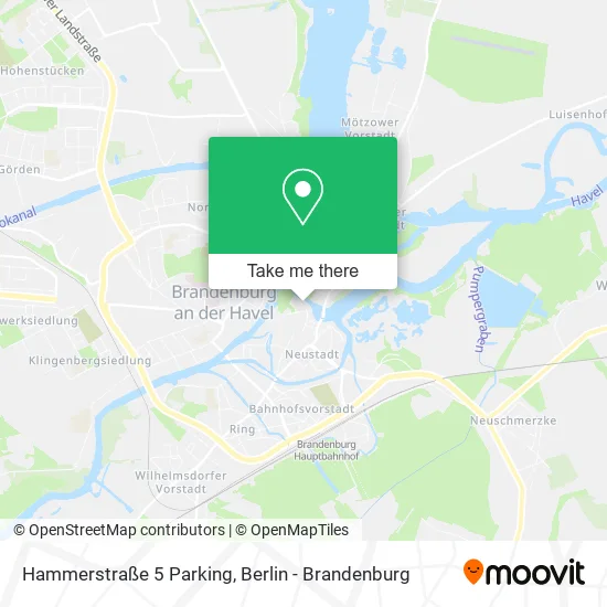Карта Hammerstraße 5 Parking