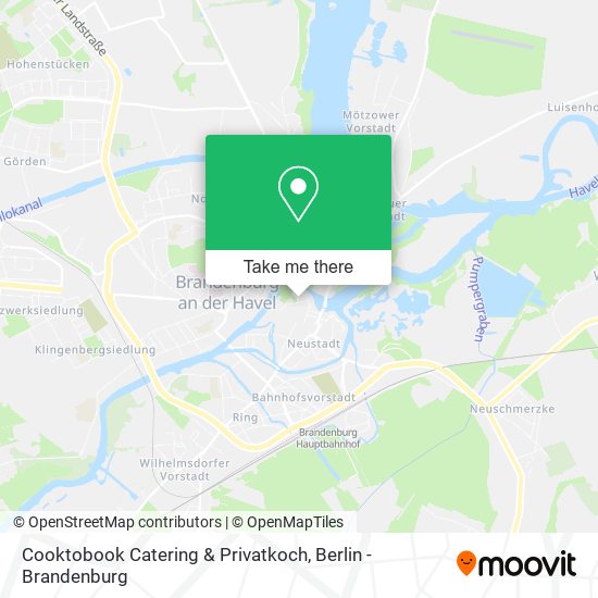 Карта Cooktobook Catering & Privatkoch