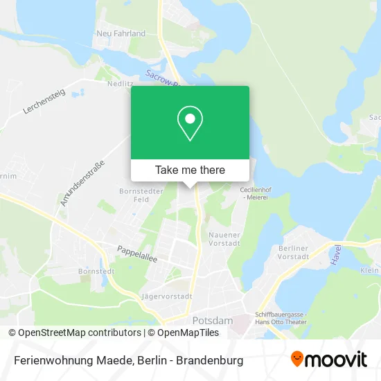 Ferienwohnung Maede map
