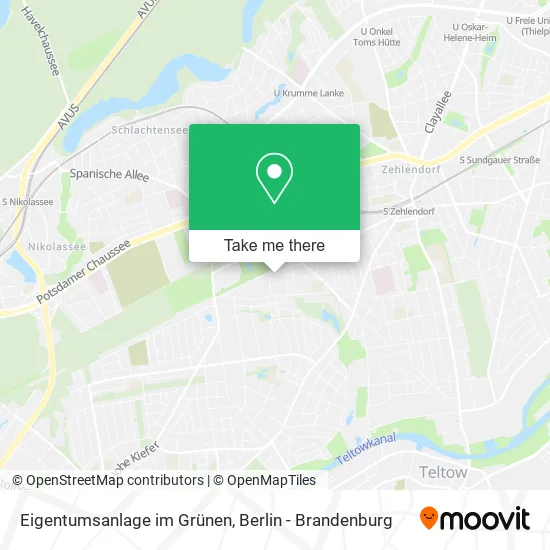 Карта Eigentumsanlage im Grünen